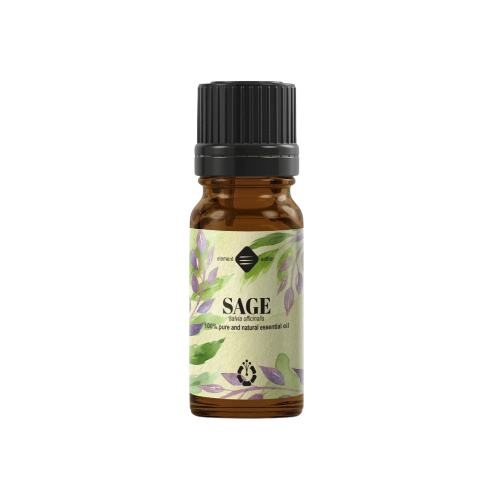 Ulei esential de Salvie Oficinala, 10 ml, Ellemental