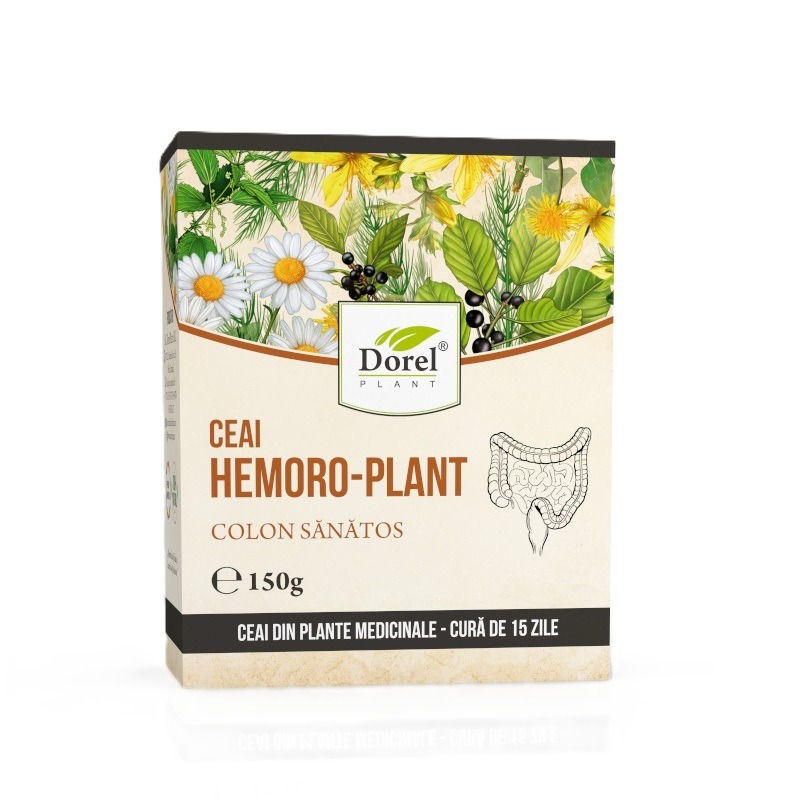 Ceai Hemoro Plant Colon Sanatos, 150 g, Dorel Plant