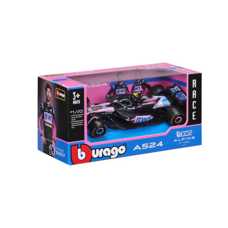 Macheta Formula 1 Pierre Gasley, 3 ani+, 2024, Bburago