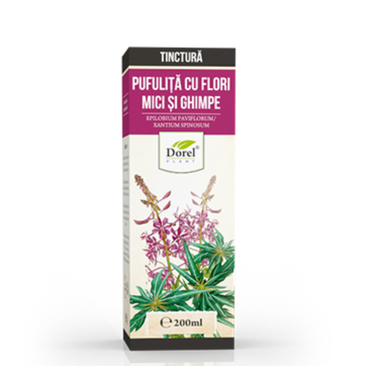 Tinctura de Pufulita cu flori mici si Ghimpe, 200 ml, Dorel Plant