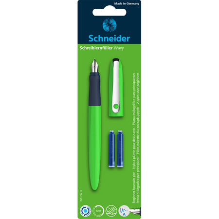 Stilou Wavy, Verde, 1 bucata, Schneider
