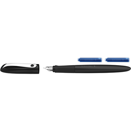 Stilou Wavy, Negru, 1 bucata, Schneider 714422