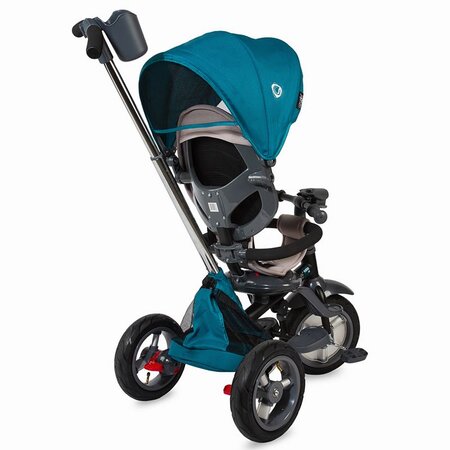 Tricicleta 4 in 1 pentru copii Velo Air, +9 luni, Verde, Coccolle 494173