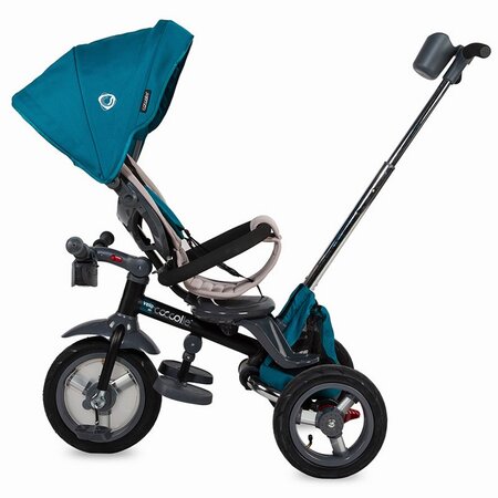Tricicleta 4 in 1 pentru copii Velo Air, +9 luni, Verde, Coccolle 494172