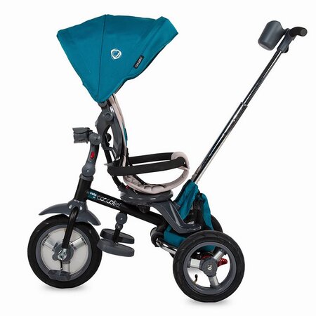 Tricicleta 4 in 1 pentru copii Velo Air, +9 luni, Verde, Coccolle 494168