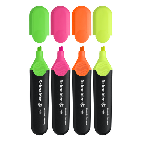 Textmarker Job, 4 culori, Schneider 714506