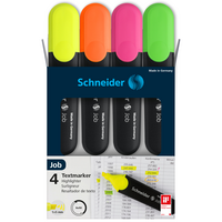 Textmarker Job, 4 culori, Schneider
