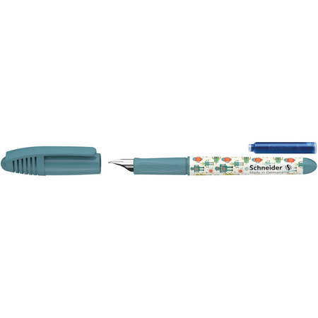 Stilou Zippi, Verde, 1 bucata + 1 rezerva, Schneider 714602