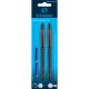 Set Stilou + Roller + 2 rezerve Opus, Negru, Schneider 714607