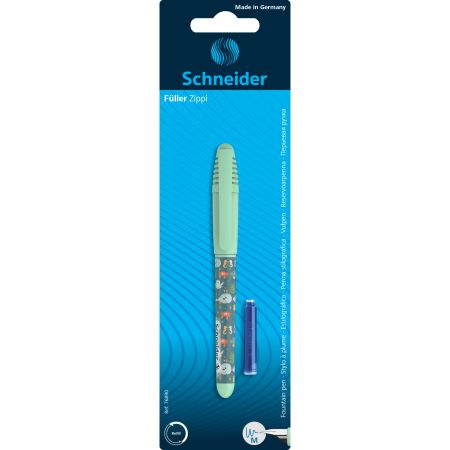 Stilou Zippi, Vernil, 1 bucata + 1 rezerva, Schneider