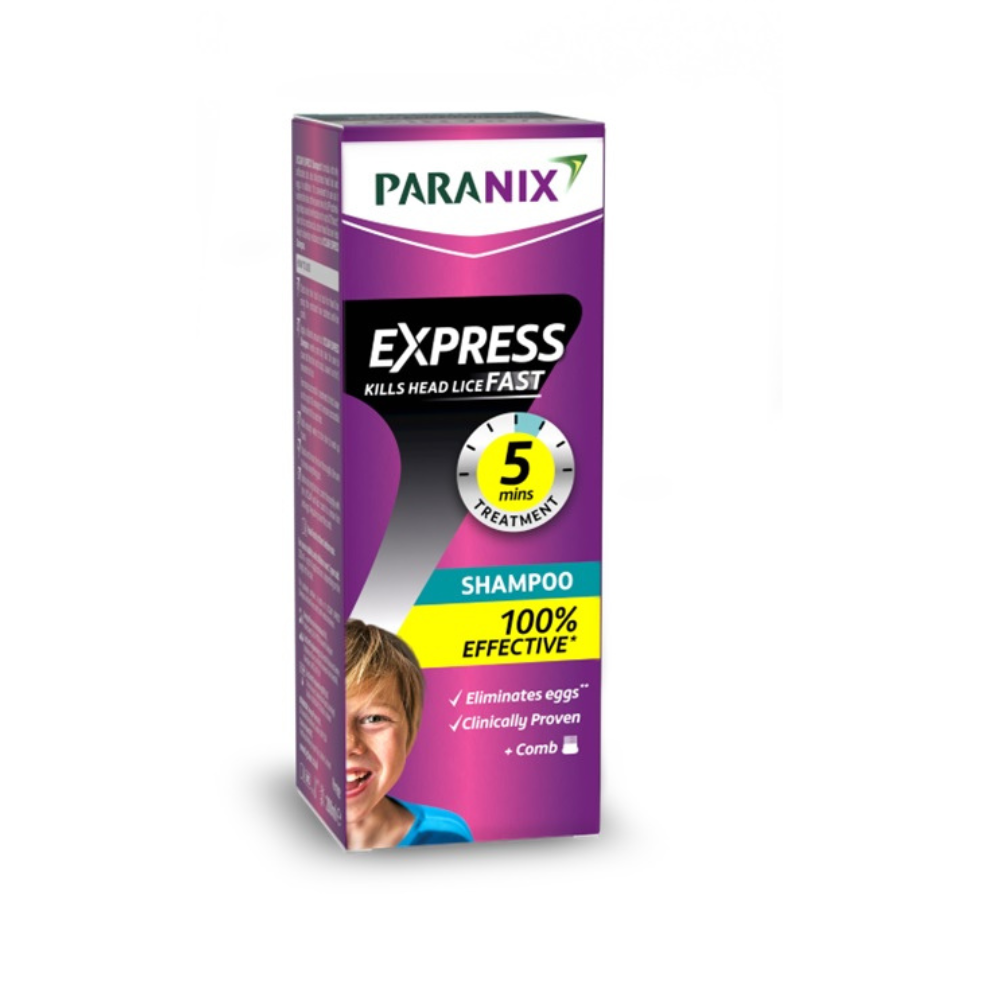Sampon + pieptene inclus, 200 ml, Paranix Express