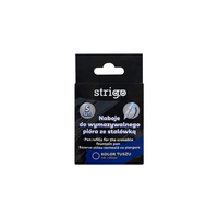 Patron cerneala cu stergere prin frictiune, Albastru, 5 bucati, Strigo