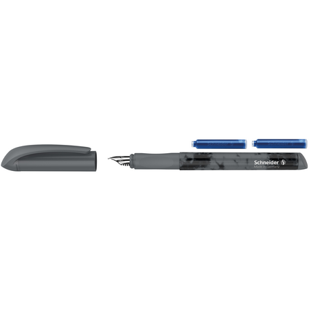 Stilou Easy, Gri Inchis, 1 bucata + 2 rezerve, Schneider 715567