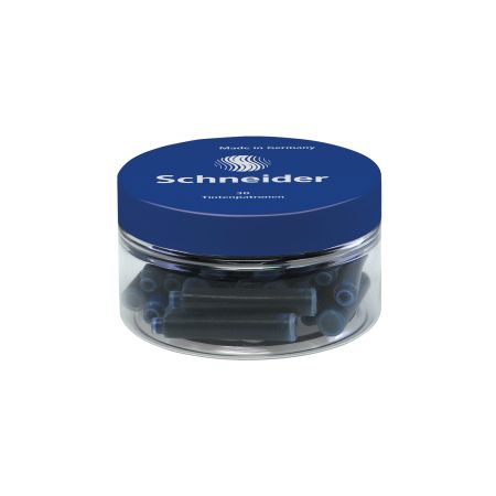 Patron stilou, Albastru, 30 bucati, Schneider