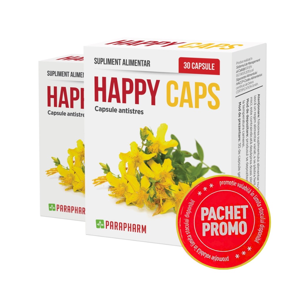 Happy Caps, 2x30 capsule, Parapharm