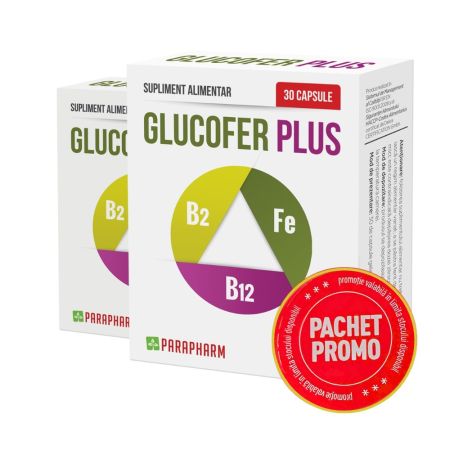 Glucofer Plus, 2x30 capsule, Parapharm