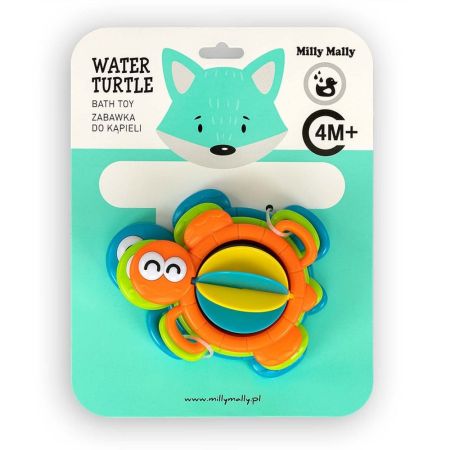 Jucarie senzoriala pentru baie Broscuta interactiva, 4 luni+, Milly Mally