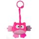 Jucarie de plus bufnita cu vibratii Cutie Owl, 0 luni+, Milly Mally 715278