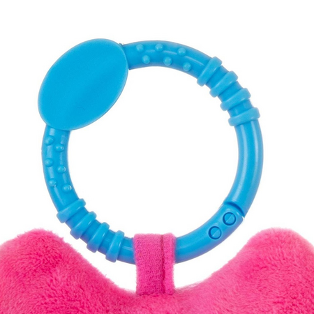 Jucarie de plus Happy Owl Pink, 0 luni+, Milly Mally 715305