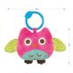 Jucarie de plus Happy Owl Pink, 0 luni+, Milly Mally 715306