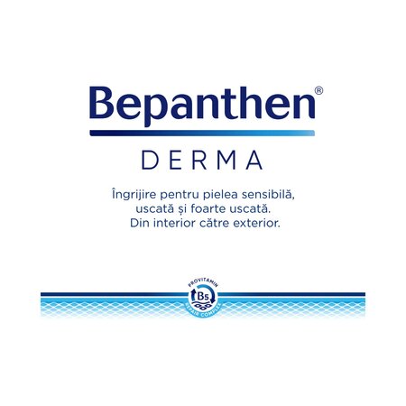 Lotiune reparatoare pentru corp Bepanthen Derma, 400 ml, Bayer 789790