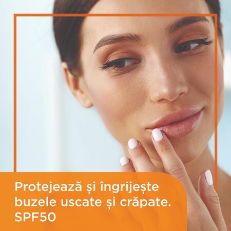 Balsam pentru buze protector cu SPF 50 Bepanthen Derma, 4.5 g, Bayer 789732