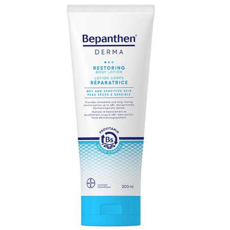 Lotiune reparatoare pentru corp Bepanthen Derma, 200 ml, Bayer 789765