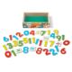 Cifre magnetice din lemn, 3 ani+, Melissa & Doug 715494