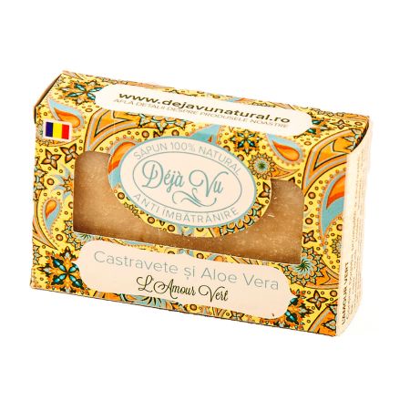 Sapun natural, Castravete si Aloe Vera, 90 g, Deja Vu