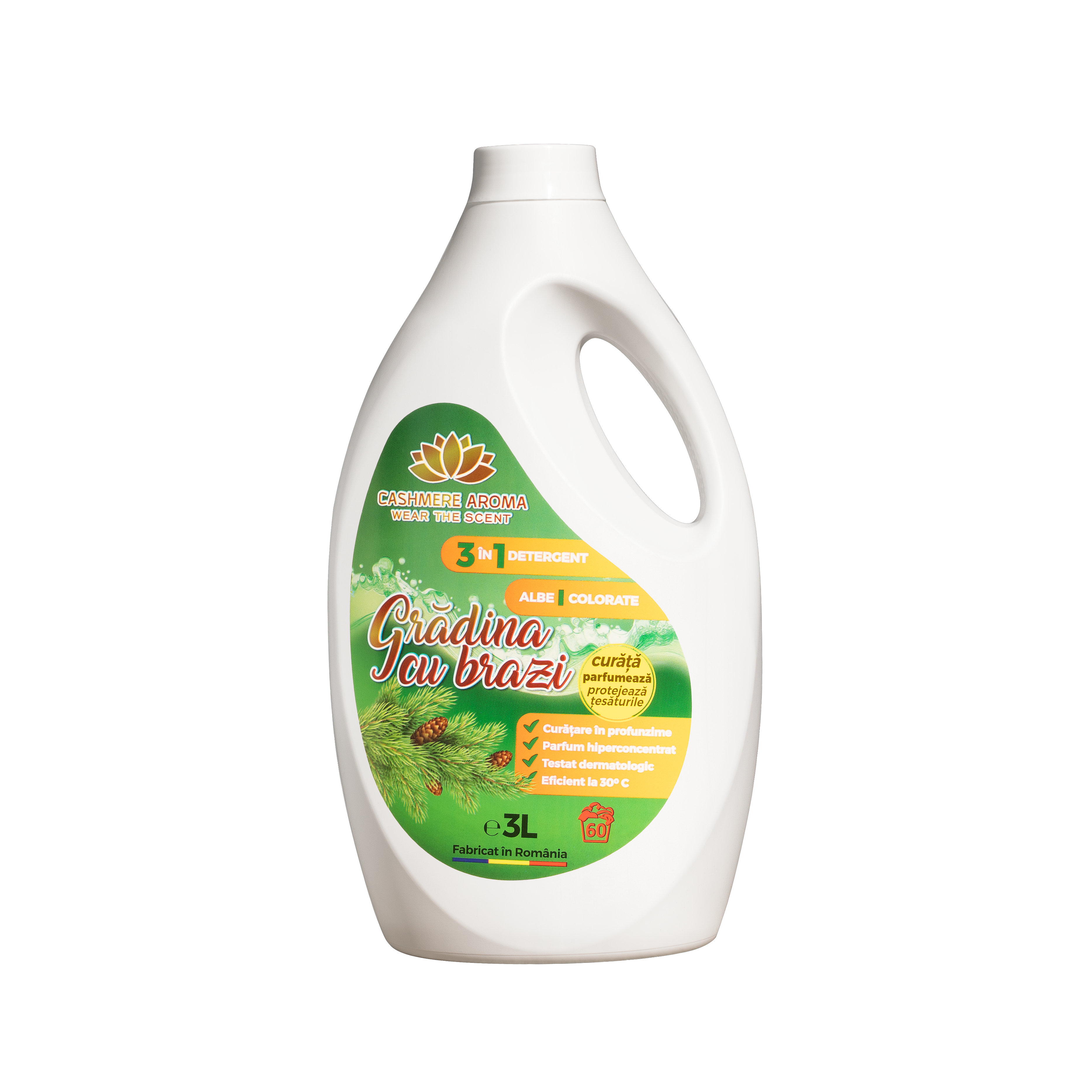 Detergent pentru rufe, Gradina cu Brazi, 3 litri, Cashmere Aroma