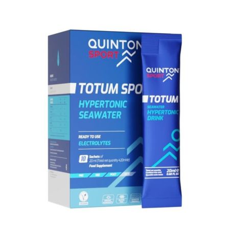 Totum Sport Apa de mare microfiltrata la rece, 10 plicuri x 20 ml, Laboratories Quinton