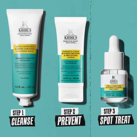 Pasta pentru curatarea fetei Gently Effective Blemish-Targeting Cleansing Paste, 125 ml, Kiehl's 715654