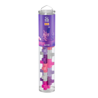 Set de constructie tub Glitter Mix, Culori Stralucitoare, + 1 an, 15 piese mari, Plus-Plus