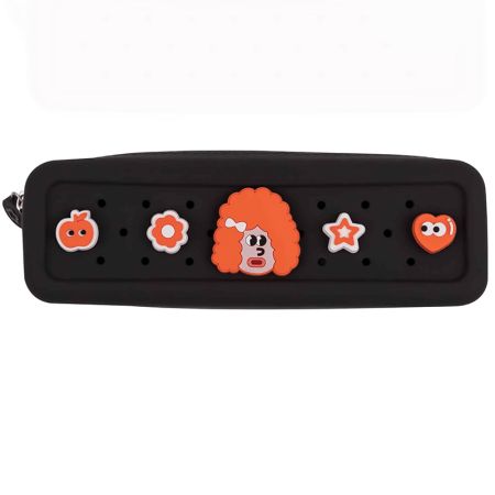 Penar din silicon cu Charms, Negru, Acvila