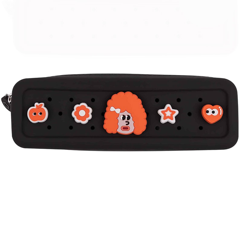 Penar din silicon cu Charms, Negru, Acvila