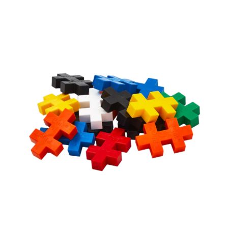 Set constructie tub, Culori Standard, + 1 an, 15 piese mari, Plus-Plus 715841