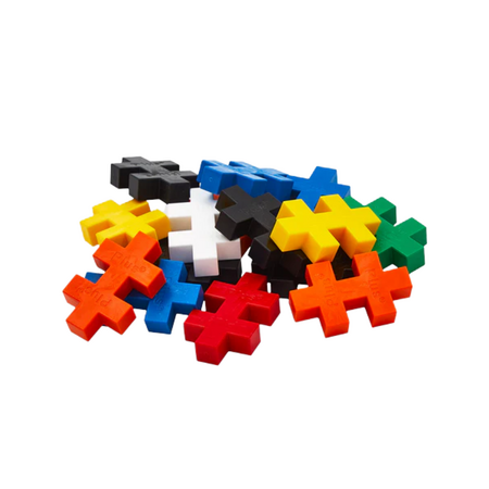 Set constructie tub, Culori Standard, + 1 an, 15 piese mari, Plus-Plus 715841
