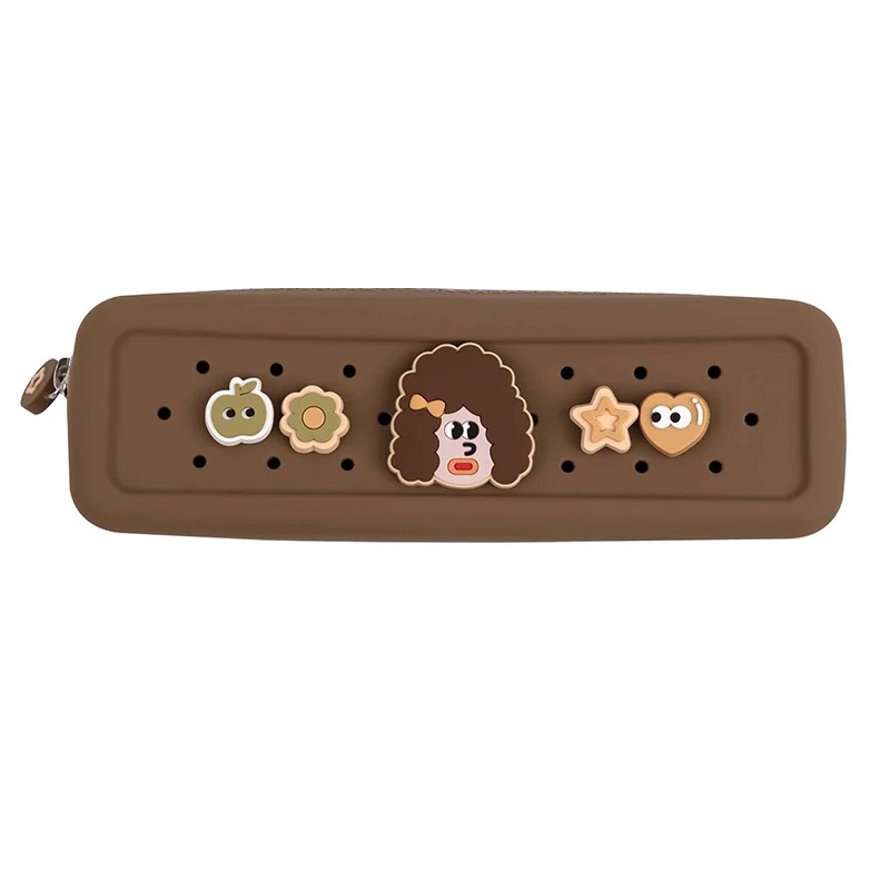 Penar din silicon cu Charms, Maro, 1 bucata, Acvila