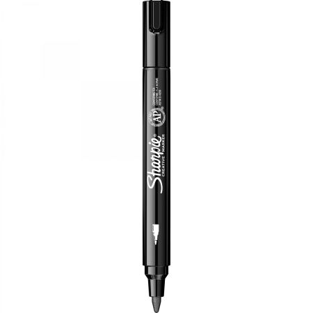 Marker acrilic varf rotund, Negru, 1 bucata, Sharpie