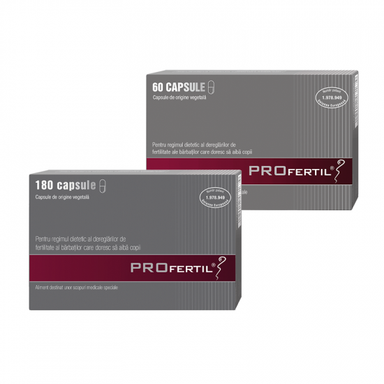 Pachet Profertil pentru barbati, 180 capsule +60 capsule, Lenus Pharma