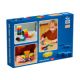 Set de constructie, Culori Standard, + 1 an, 50 piese mari, Plus-Plus 715947
