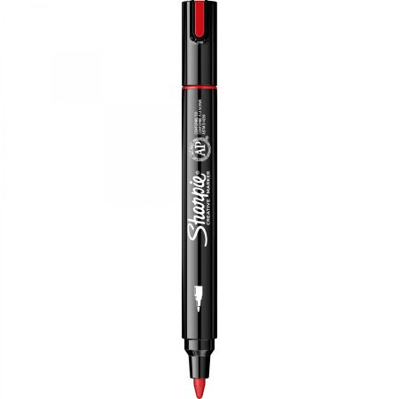 Marker acrilic varf rotund, Rosu, 1 bucata, Sharpie