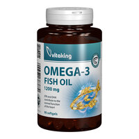 Omega 3 ulei de peste, 1200mg, 90 capsule, Vitaking