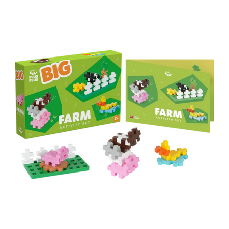Set de constructie, Ferma, + 2 ani, 40 piese, Plus-Plus 715982