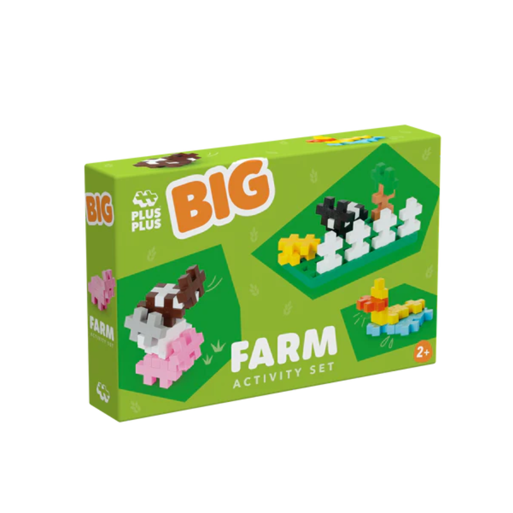 Set de constructie, Ferma, + 2 ani, 40 piese, Plus-Plus