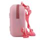 Ghiozdan din silicon cu charms, Roz, Acvila 716012