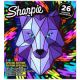 Set 26 markere permanente Wolf, Sharpie 716127