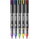 Set 5 markere acrilice varf pensula, Sharpie 716134