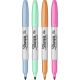 Set 4 markere permanente  Fine Pastel, Sharpie 716158