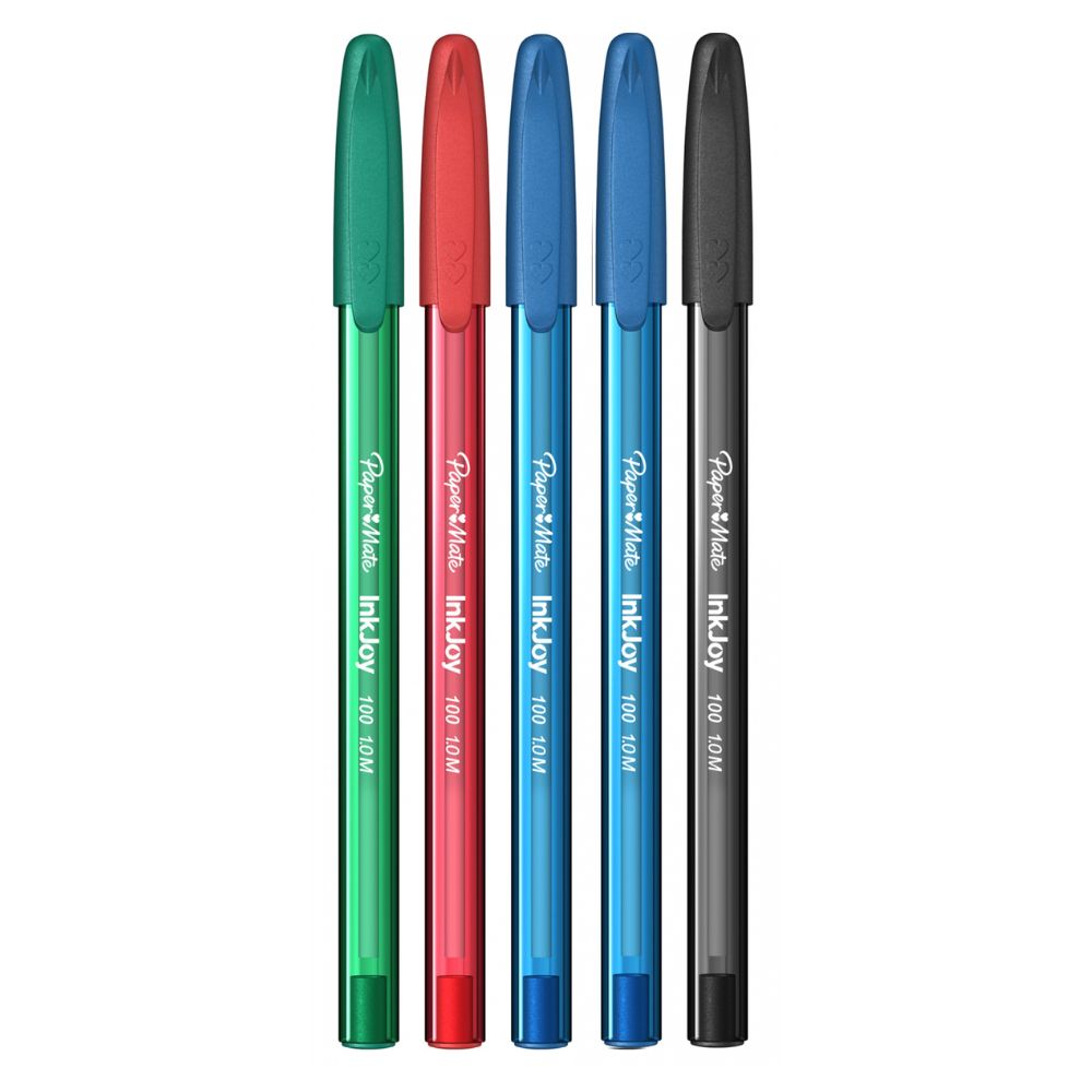 Set pixuri InkJoy 100 C Standard, 5 buc, PaperMate